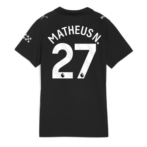 Stroje piłkarskie Manchester City Matheus Nunes #27 Koszulka Wyjazdowej dla damskie 2025-26 Krótki Rękaw